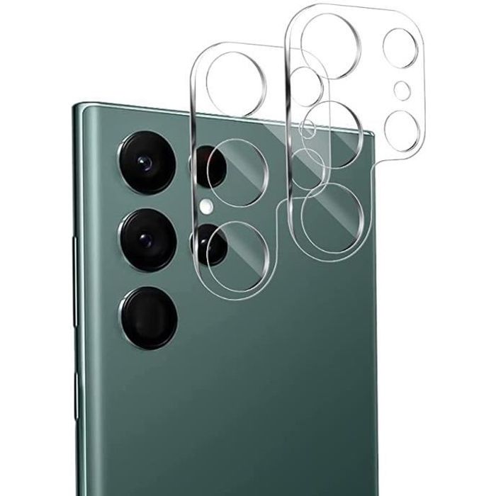 Camera Protection - Phonillico - Samsung Galaxy S22 ULTRA 5G - Set of 2 - Tempered Glass - Rear Protection