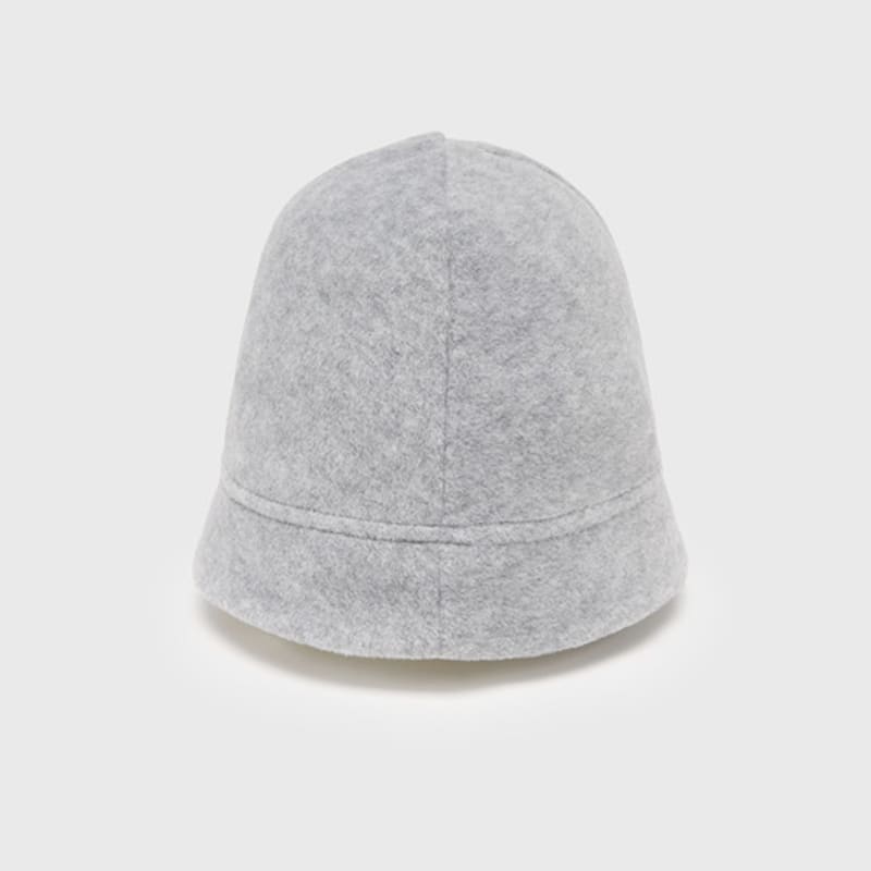 YUNSE Hatch Embroidery Beanie (Light Grey)