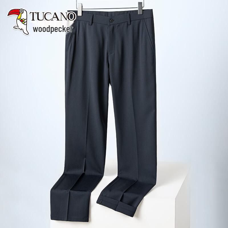 Tucano Men s Straight Fit Business Casual Pants 35 темно-синий