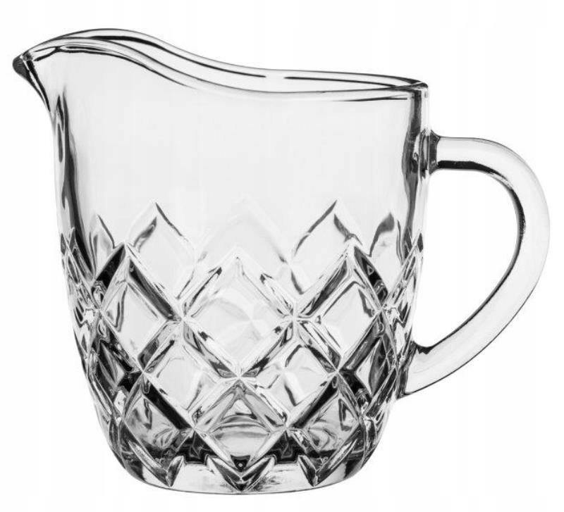 Glass Milk Pitcher , Elegant Pattern