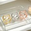 Hollow Scarf Ring Women Fashion Scarf Slide Ring Simple Silk Scarf Ring for Shirts Neckerchiefs Shawls T-Shirts