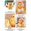 3Pcs/Set Kids Electric Duck Toy Light-Up Mother Baby Duck Toy Infants Tummy Time Educational Walking Animal Musical Toy Toddlers Boys Girls Gifts