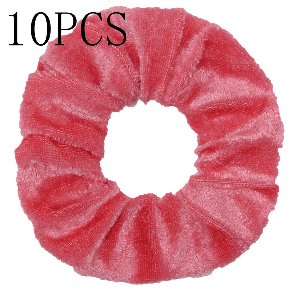 10pc Women Hair Scrunchies Velvet Solid Color Band for Girls Ponytail Holder Rubber Bands Ties Accessories Headbands Gumki