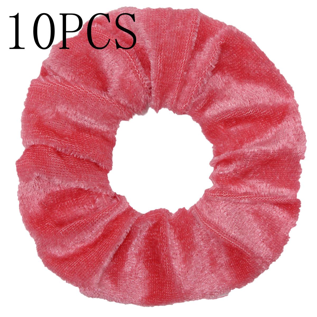 

10 шт. Женские бархатные резинки для волос однотонные резинки для девочек для хвостика резинки завязки аксессуары повязки на голову резинки