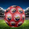 FC Bayern Print Size 5 Soccer Ball, PU Wear Resistant Football for Match Training and Daily Practice, Birthday Gift for Soccer Fans