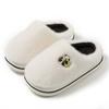 Home cotton slippers women's autumn and winter new indoor and outdoor wear thick bottom non-slip velvet warm cute fluffy slippers