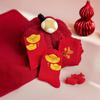 Minibala Neujahr Rot Kinder Mittelhohe Socken