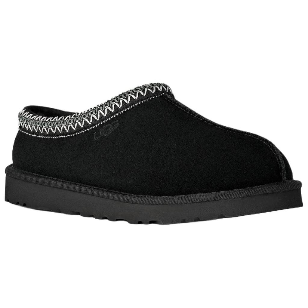 UGG Tasman II Versatile Comfortable Fleece Lined Mules EVA Abrasion Resistant Closed Toe Slippers Men's Black 1174671-BLK