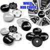 For 4pcs Car Wheel Hub Protective Cover Universal Anti-Dust Center Cap Grand Cherokee Wrangler JK Renegade Gladiator