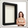 Ramka głęboka box 3d 35x45 cm do rękodzięła mchu na zdjęcia kolor czarny