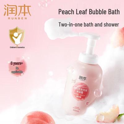 Runben Baby 2-in-1 Shampoo & Shower Gel - Peach Essence 550ml