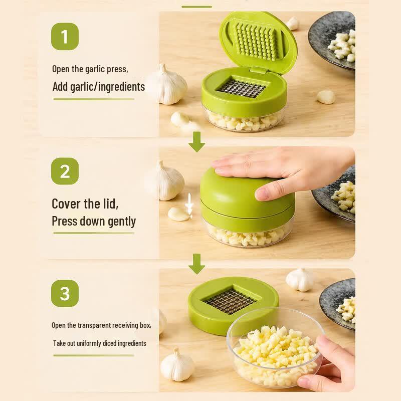 Stainless Steel Manual Garlic Press