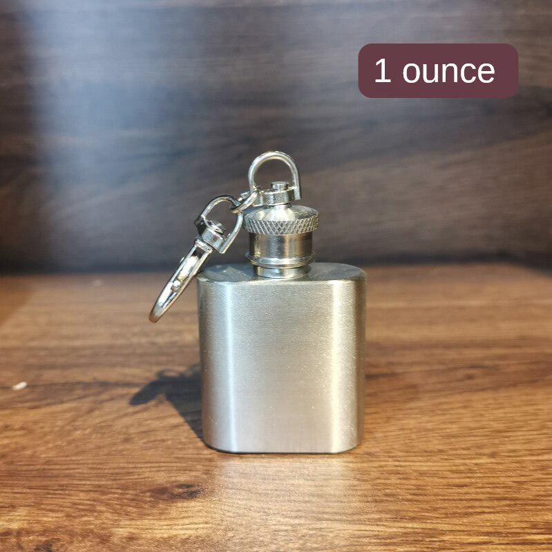 304 Edelstahl Verdickte Flachmann Genießen Sie jederzeit Tragbarer Flachmann Kleine Mini-Bar Must-Have Alkohol Trauzeugen Geschenke