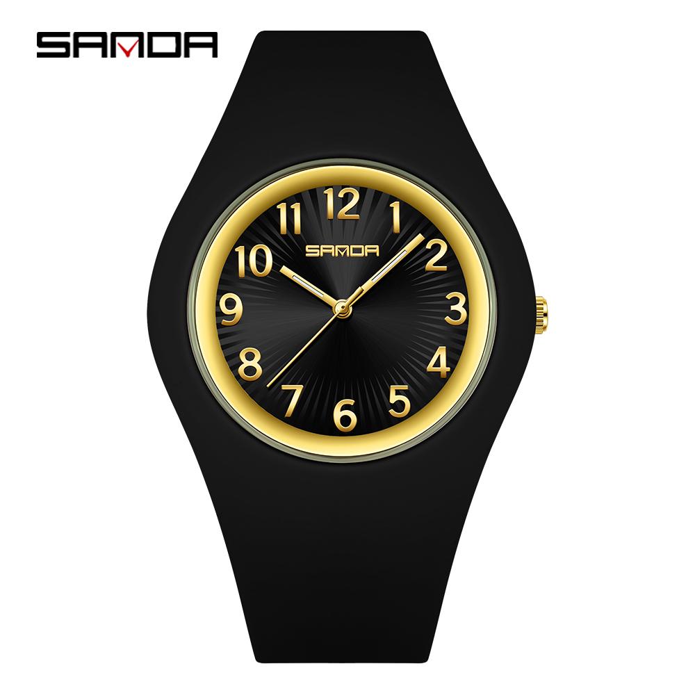 SANDA 6360 New Fashionable Quartz Watch Simple Luminous Shock Resistant Sports Student Clock Casual Boys and Girls Watch