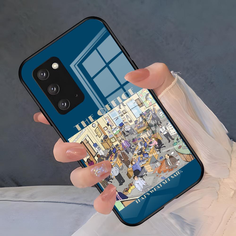 The Offices TV Phone Case For Samsung S26 S25 Plus S20 S20 Plus S22 Ultra S23 FE S21 Plus S21 Ultra Glass Cover
