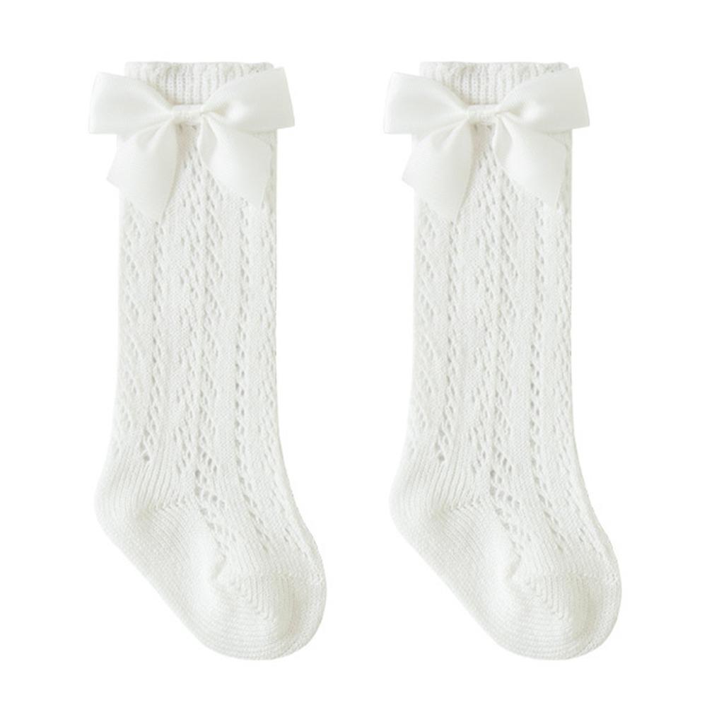 Thin Kids Calf Socks Bowknot Children's Long Stocking Creative Summer Stockings  0-5 Year Old