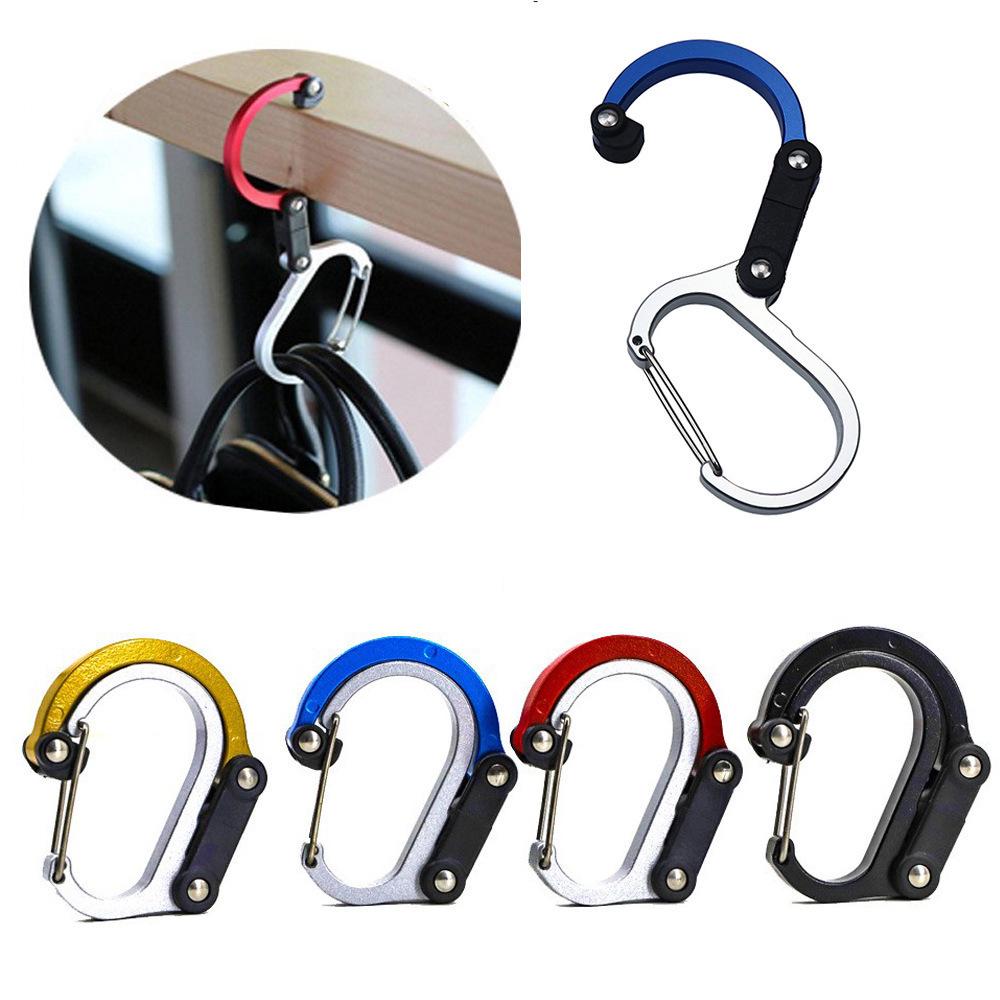 Portable Aluminum Alloy Multi-functional Climbing Keychain Buckle