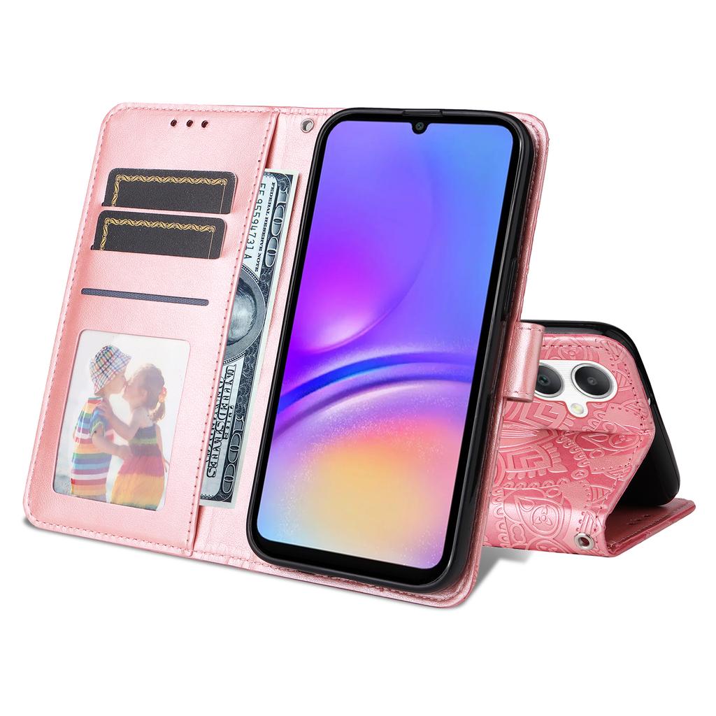 For Samsung Galaxy A07 4G/A06 4G/A06 5G Case Sunflower Imprint Leather Wallet Phone Cover