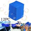 (SU)Multifunctional Microfiber Towel  Blue Car Cleaning Polishing Cloth Towel