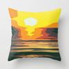 45x45cm Geometric Yellow Giraffe Animal Design Throw Pillow Cover Sofa Office Seat Car Lumbar Cushion Cushion Cover Home Decor