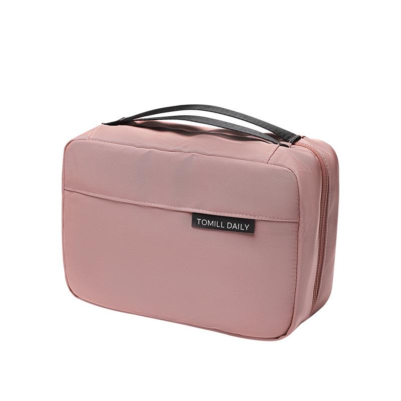 TOMILL Waterproof Travel Wash Bag with Wet/Dry Separation, Large Capacity, Portable Cosmetic & Shower Storage