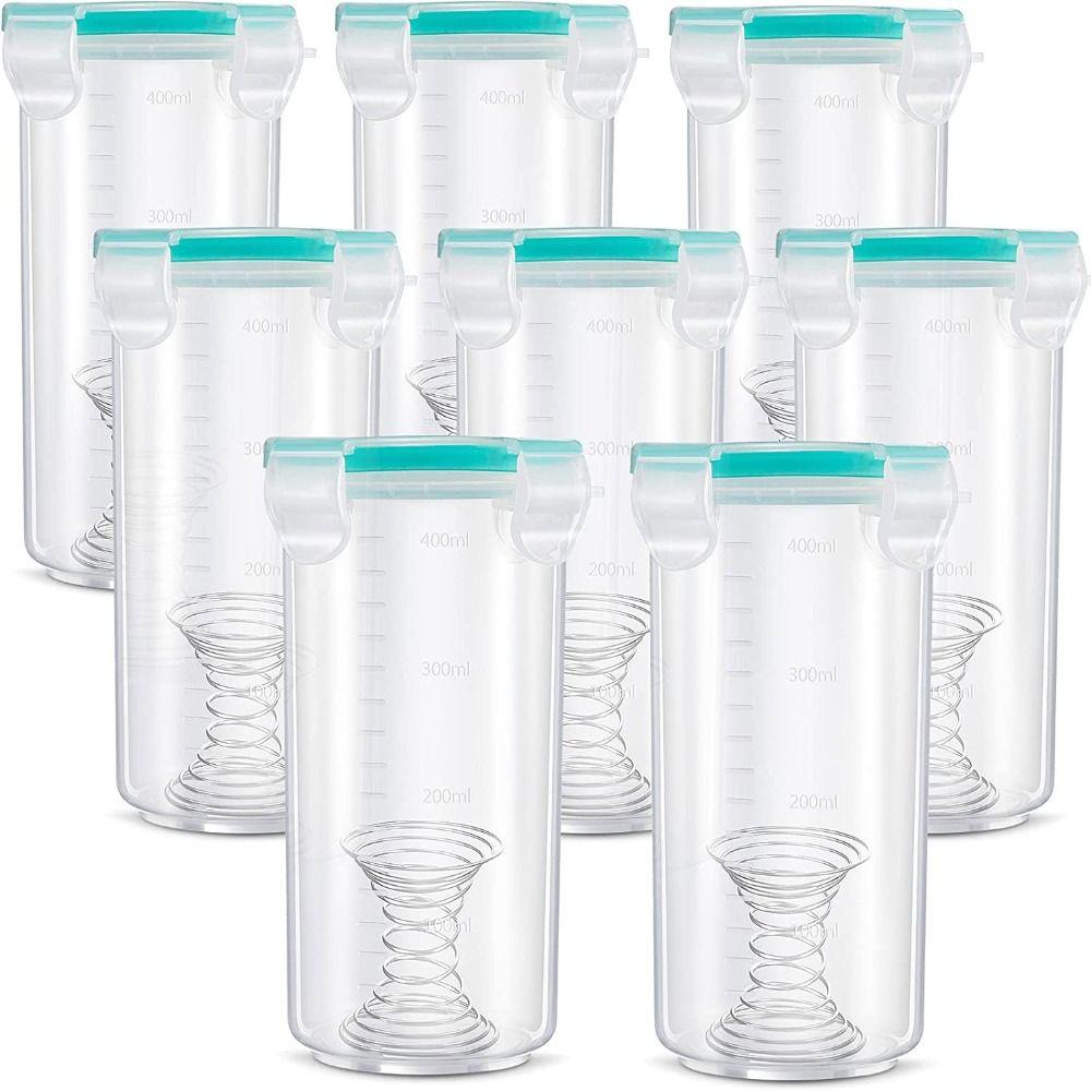 

8 шт., прозрачная пружинная чашка для смешивания, 6,5*6,5*15 см, чашка для хранения, изысканный контейнер для краски, домашний