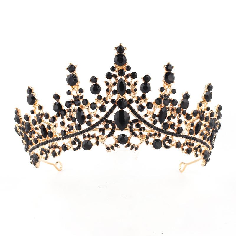 Alloy Crown Wedding Tiara, Hair Accessories, Banquet Party Disc Hair Tiara, Ball Party Bridal Tiara