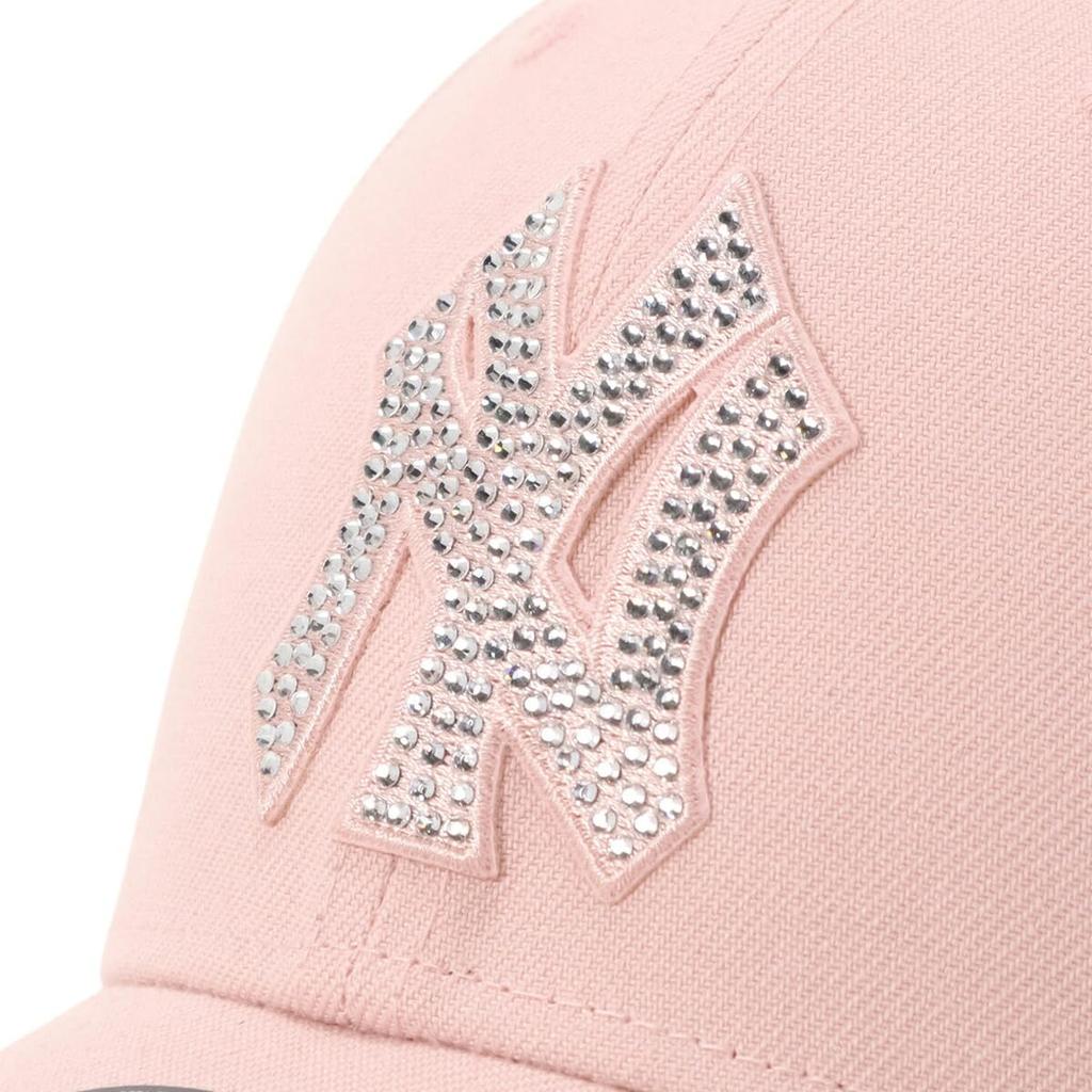 NEW ERA Cap Youth 9FORTY New York Yankees Rhinestone Pink Rouge 15393391 NER37K4469