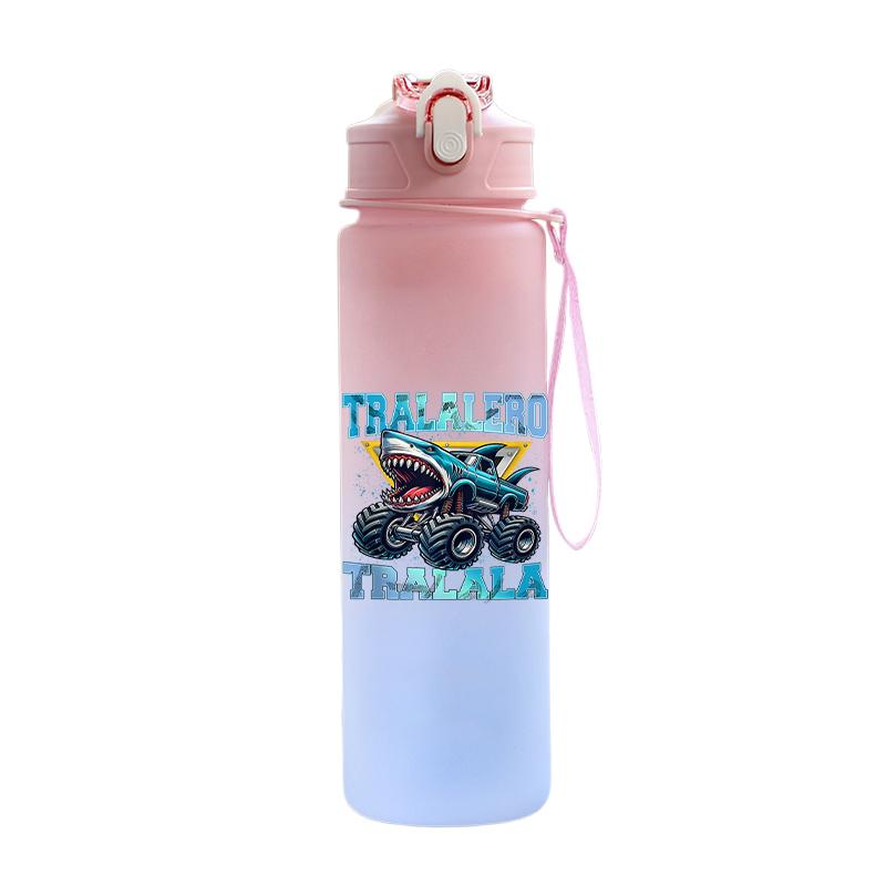 Tuang Tuang Tuang Printed 750Ml Water Bottle Anime Cartoon Large Capacity Drinking Cup Portable Outdoor Sports Water Cup Children Gift