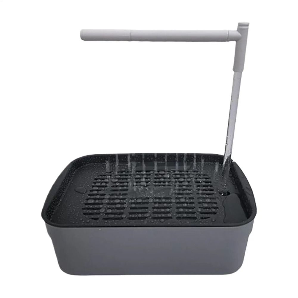 USB Electric Automatic Bird Bath Low-Noise Design Bird Shower Fountain  for African Grey