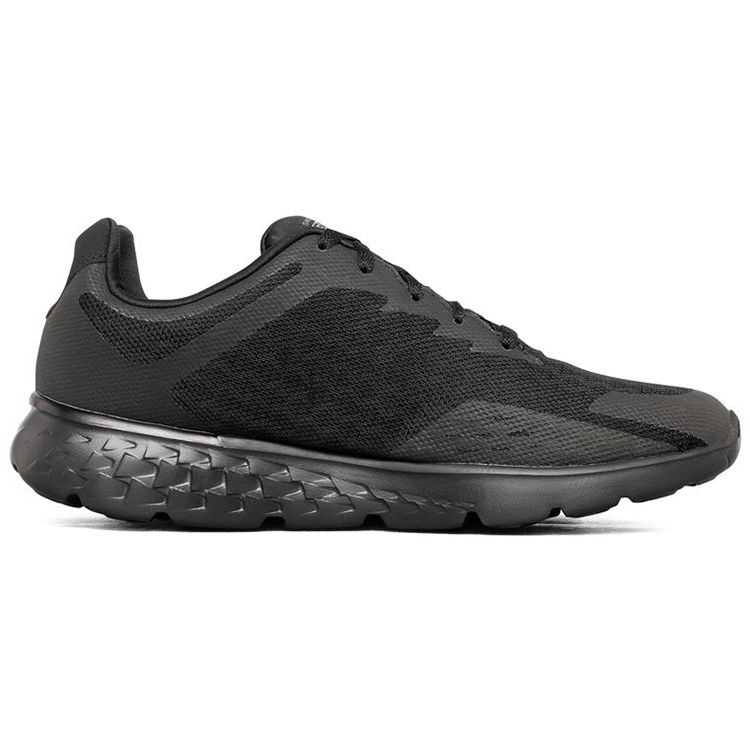 Skechers Go Run 400 Lightweight Comfortable Breathable Shock Absorbing Low Top Running Shoes Men sneaker Black 54353-BBK
