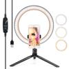 26cm LED Selfie Ring Light for Live Beauty, 10-Inch Fill Light