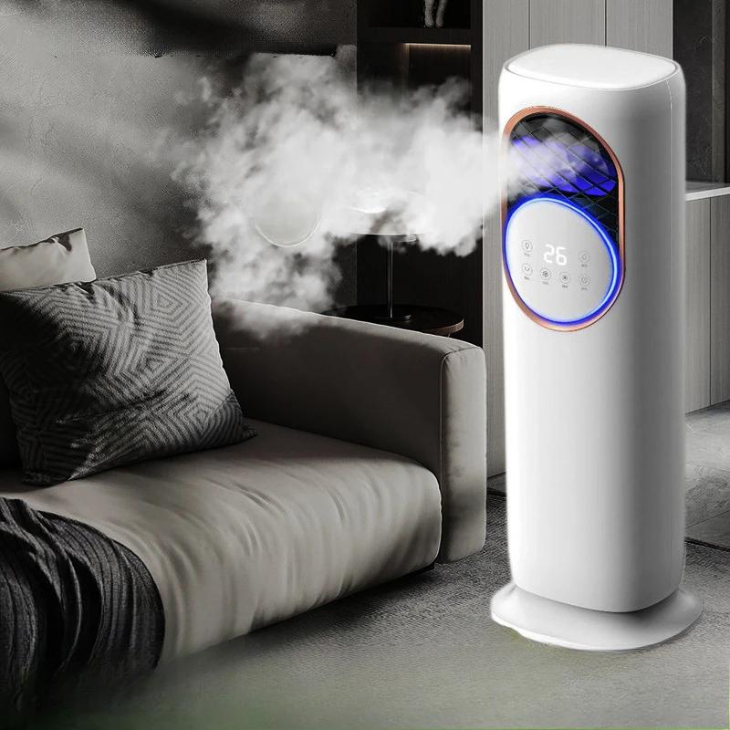 220V Intelligent Spray Air Conditioning Fan Cold And Warm Dualuse Small Air Conditioner Automatic Shaking Head