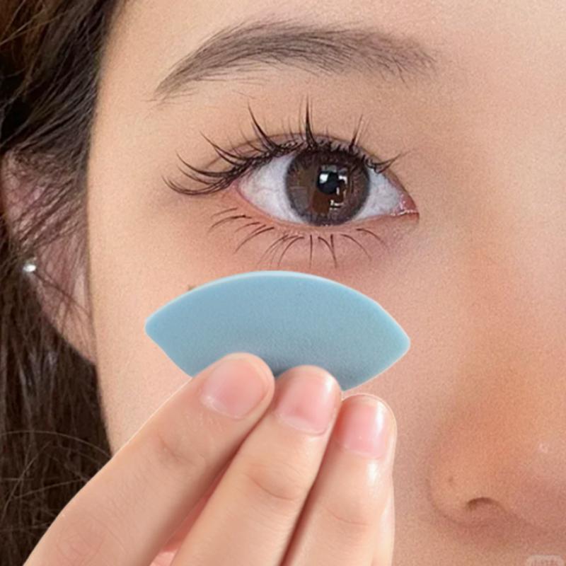 20/50Pcs Soft Sponge False Eyelash Pads Colorful Reusable Makeup Puffs Lash Map Chart Wispy Lashes For Beginner Training