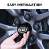 2026 Adesivo per Auto Caldo Styling Auto 56mm Tappo Centrale Mozzo Ruota Pneumatico Auto Emblema adesivo Per KIA Ceed Rio Sportage R K3 K4 K5 K6 Ceed S