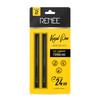 RENEE Schwarzer Hard-Kajalstift mit Spitzer 0,35 g, Packung mit 2 Stück | Mattes Finish | Kräftiger Farbergebnis | Hält bis zu 24 Stunden, Verwisch- und Wasserfest