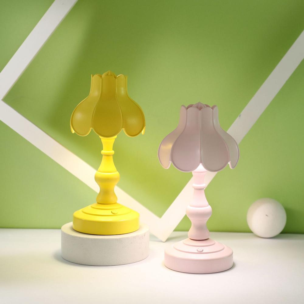 Mini Retro LED Nachtlicht Dekoration Tisch Lampe Wiederaufladbare Lesen Schreibtisch Lampe Mädchen Geschenk Für Schlafsaal Schlafzimmer Nacht Dekor