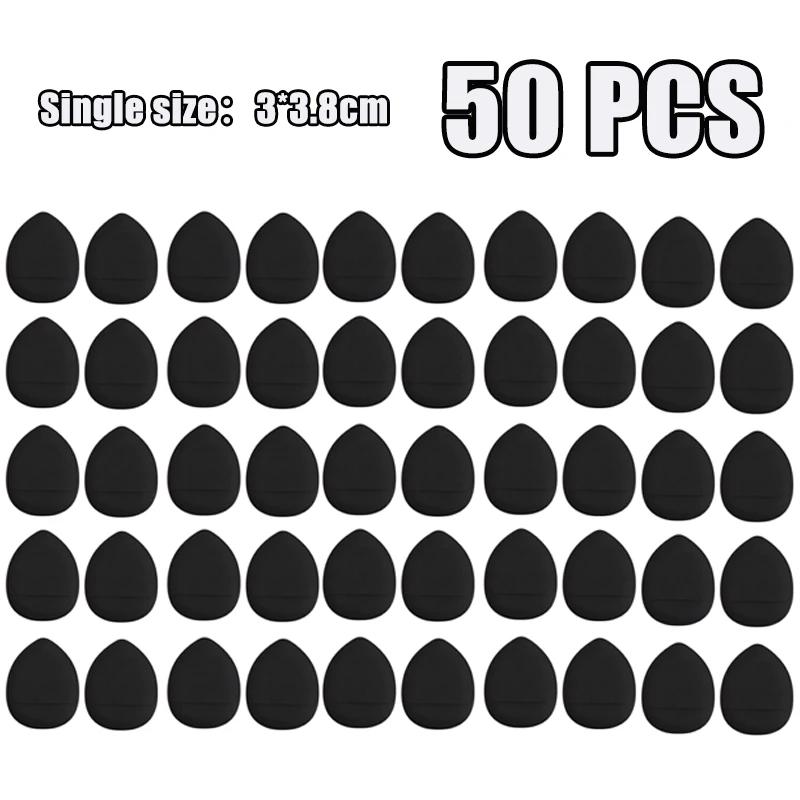 1-100pcs Mini Water Drop-shaped Design Cosmetic Puff Facial Powder Puff Soft Foundation Sponge Cosmetic Air Cushion Beauty Tools
