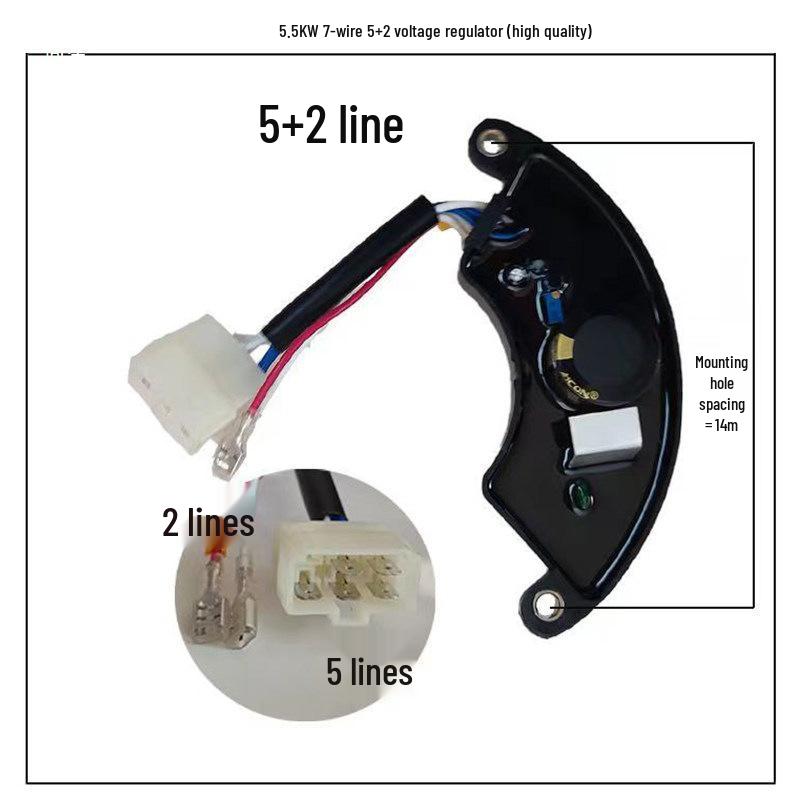 Einphasiger/Dreiphasiger Spannungsregler AVR Gleichrichter für Diesel-/Benzingeneratoren 3-10kW