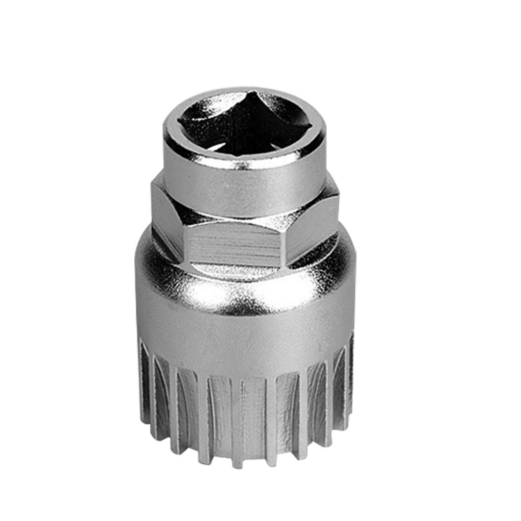Bottom Bracket Bike Crank Extractor Remover Bottom Bracket Repair Tool 20\-tooth Removal Socket Repair Tools