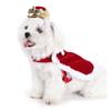 Elegant Royal Dog Costume Set with Crown Hat Breathable Pet Cosplay Outfit For Indoor Outdoor Halloween Party Wear