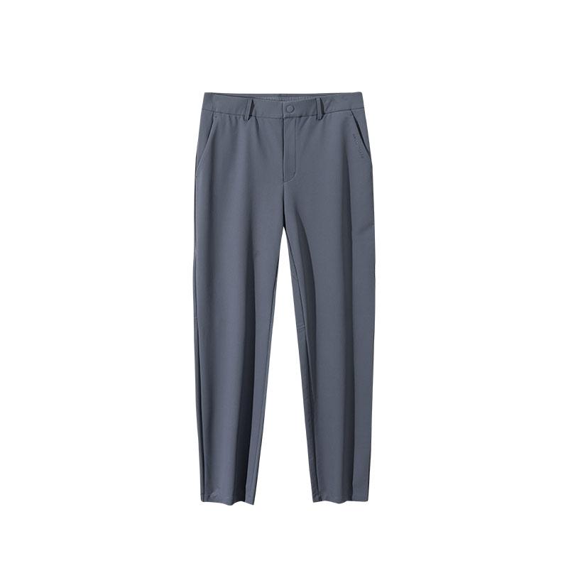 

Anta Comfortable Casual Simple Straight Leg Zipper Sports Pants Men bottoms Gray 952517510-1 M