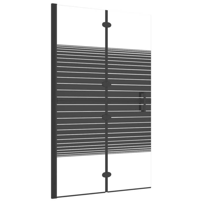 VidaXL Cabine de Douche Pliable Paroi de Baignoire Paroi de Douche Cabine de Baignoire Salle de Bain Maison Intérieur ESG 150740