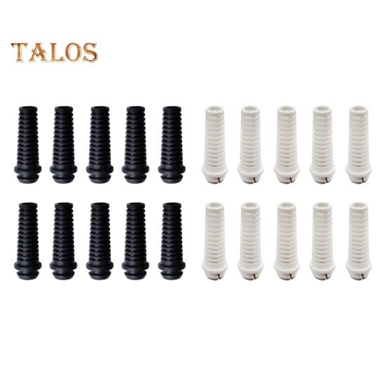 10Pcs PVC Cable Gland 6mm Strain Relief Boot Durable Wire Cord Protector Sleeve for Power Tool Core Household Appliance Industrial Equipment