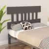 VidaXL Headboard Grey 153.5x3x81 Cm Solid Pine Wood 819127