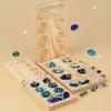 African Gem Wooden Puzzle Game: Large Pieces for Logical Thinking & Parent-Child Interaction