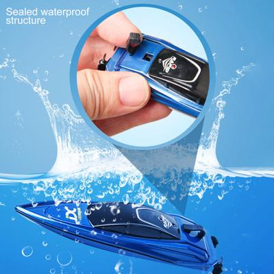 1 conjunto compacto à prova d'água modelo brinquedos anti-interferência 2.4G RC lancha brinquedo crianças hovercraft crianças presente barco sem fio
