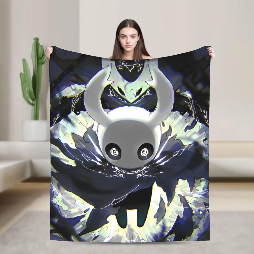 Hollow Knight Flísové Deky Akční Dobrodružství Úžasné Přehozy na Domácnost 125*100cm Kus Koberce