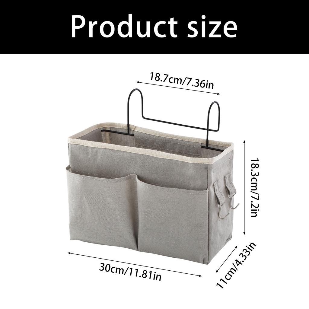 Portable Cotton Bedside Hanging Basket Organizers Designs for Convenient Storage During Travel and Home Use