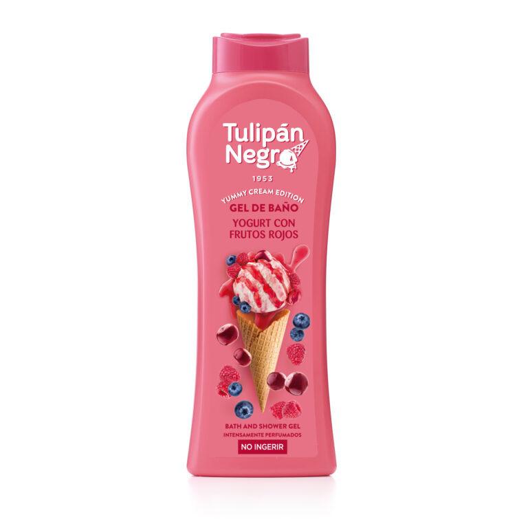 Jogurtowy żel do kąpieli z czerwonymi owocami 650ml tulipan negro
